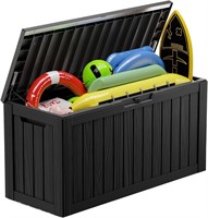 80 Gallon Resin Deck Box Storage Outdoor Waterproo