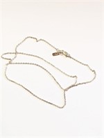 .925 Silver 18" Chain   H