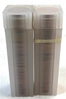 Two Tube Rolls of BU Wheat Cents