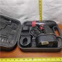 CRAFTSMAN 18 V DRILL, CHARGER , BATTERY , CASE