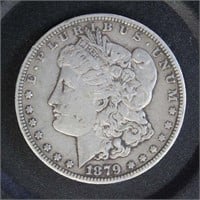 US Coins 1879-S Silver Morgan Dollar, Circulated