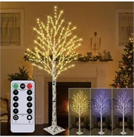 ASIGN 6FT LED RGBW BIRCH TREE LIGHT WITH REMOTE
