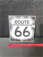 Porcelain Route 66 Sign Modern