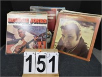 Stack of Records Includes George Jones