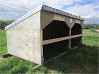 UFA Wooden Calf Shelter (Tin Roof)