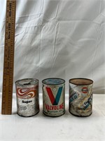 3 Oil Cans