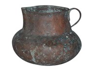 18th C. Spanish Colonial Copper Pitcher