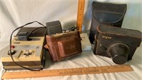 Cassette Player, Cameras, Binoculars