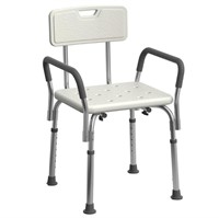 Medline Shower Chair Seat with Padded Armrests