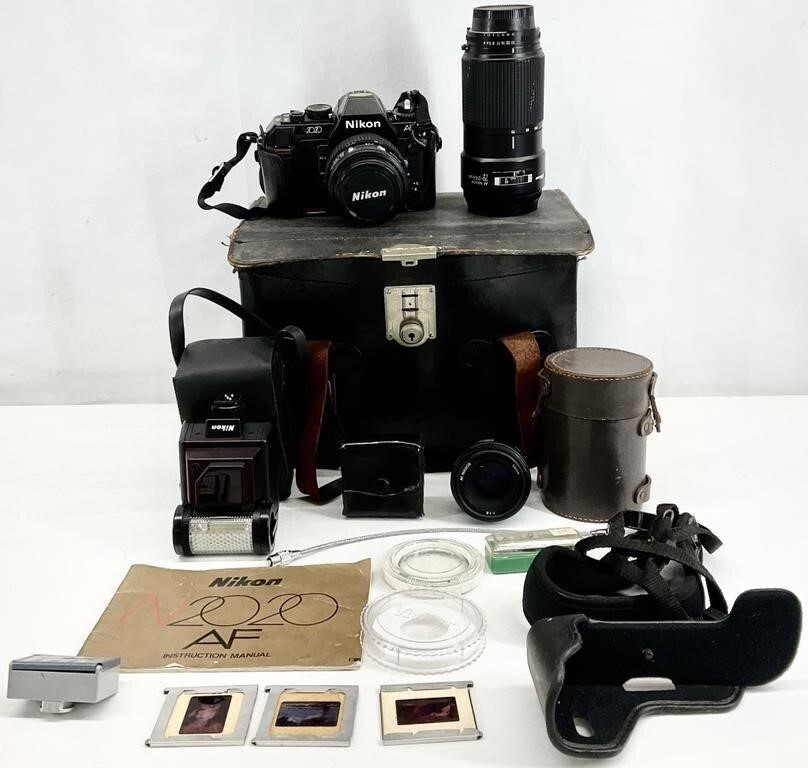 Nikon N2020 Camera, Lenses, Speedlight & More