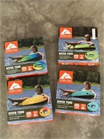 4 brand new in box Ozark Trail River Tubes