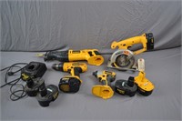 103: 14.4V Dewalt tools and batteries