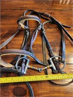 English Bridle w/Copper Roller Bit- Full Size