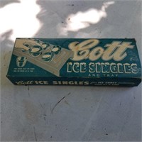 VTG "COTT" ICE SINGLES CUBES FREEZING CUPS  & TRAY