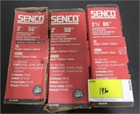 Lot - (3) Boxes of Senco 2" & 2 1/2" Finish Nails