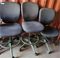 3 OFFICE CHAIRS