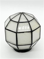 Vintage Glass Light Fixture Dome - Cool Shape