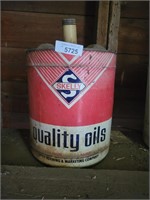 Vintage Skelly 5 Gal Oil Can