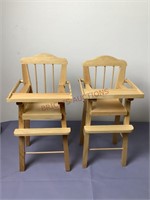 Doll Baby High Chairs