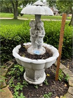 Garden bird bath