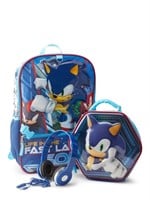 SM5025  Sega Sonic Alliance Boys Backpack Set 17"