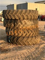 4pc Used Tractor Tires