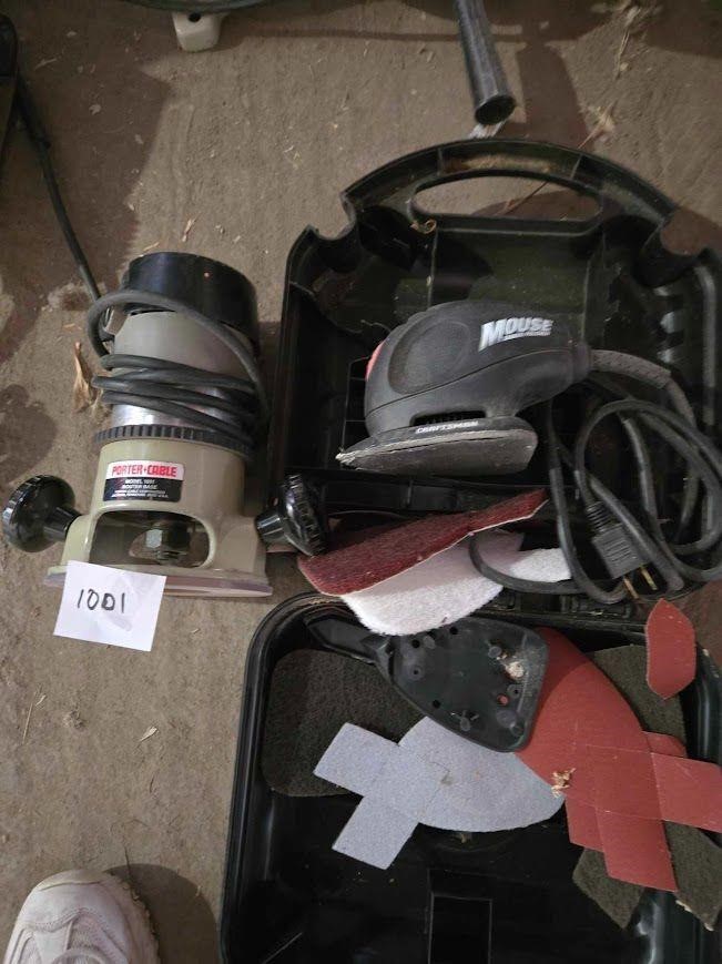 Porter Cable Router - Mouse Sander