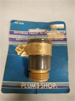 (New) PLUMB SHOP UNIVERSAL FAUCET TO HOSE ADAPTER