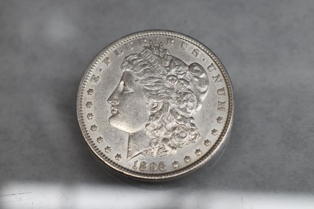 1896 Morgan Dollar -90% Silver Coin