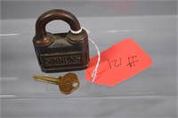 pin-tumbler push-key padlock SIMMONS W/ KEY