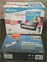Memorex CD-RW Recorder & Linksys Wireless USB