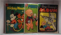 Comics - Dell - Bugs Bunny Porky Pig Mickey Mouse