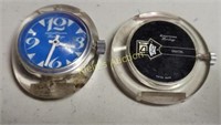 Lucite vintage Watches Lot Of 2 Parts/Repair?