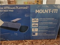 /?Mount-IT! Under desk Keyboard w/ wrist rest pad