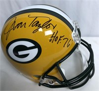 Jim Taylor Signed Green Bay Helmet