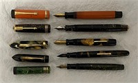 Five Old Fountain Pens