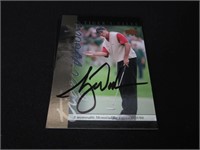 Tiger Woods signed Trading Card w/Coa