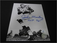 John Mackey Colts signed 8x10 photo Fivestar Coa