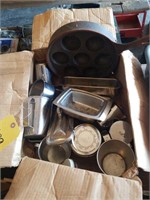 Griswold cast iron and stainless dishes