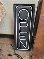 ELECTRIC OPEN SIGN - 26" X 10"