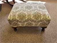 UPHOLSTERED FOOT STOOL - 22" X 17" X 13"