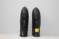 PAIR AFRICAN BOOKENDS