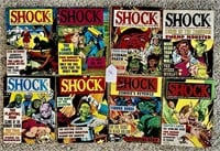8 Issues of Shock Comics Stanley Publication