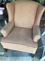 Beige Wing Chair