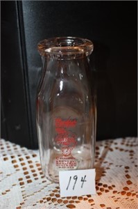 Borden Co., Kennedy Mansfield Division Milk Bottle