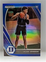 21/199 2021 Prizm DP Jalen Johnson Blue Prizm #10