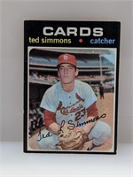 1971 Topps #117 Ted Simmons (RC) HOF Cardinals