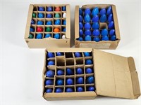 3) BOXES OF C-9 1/4 BULBS