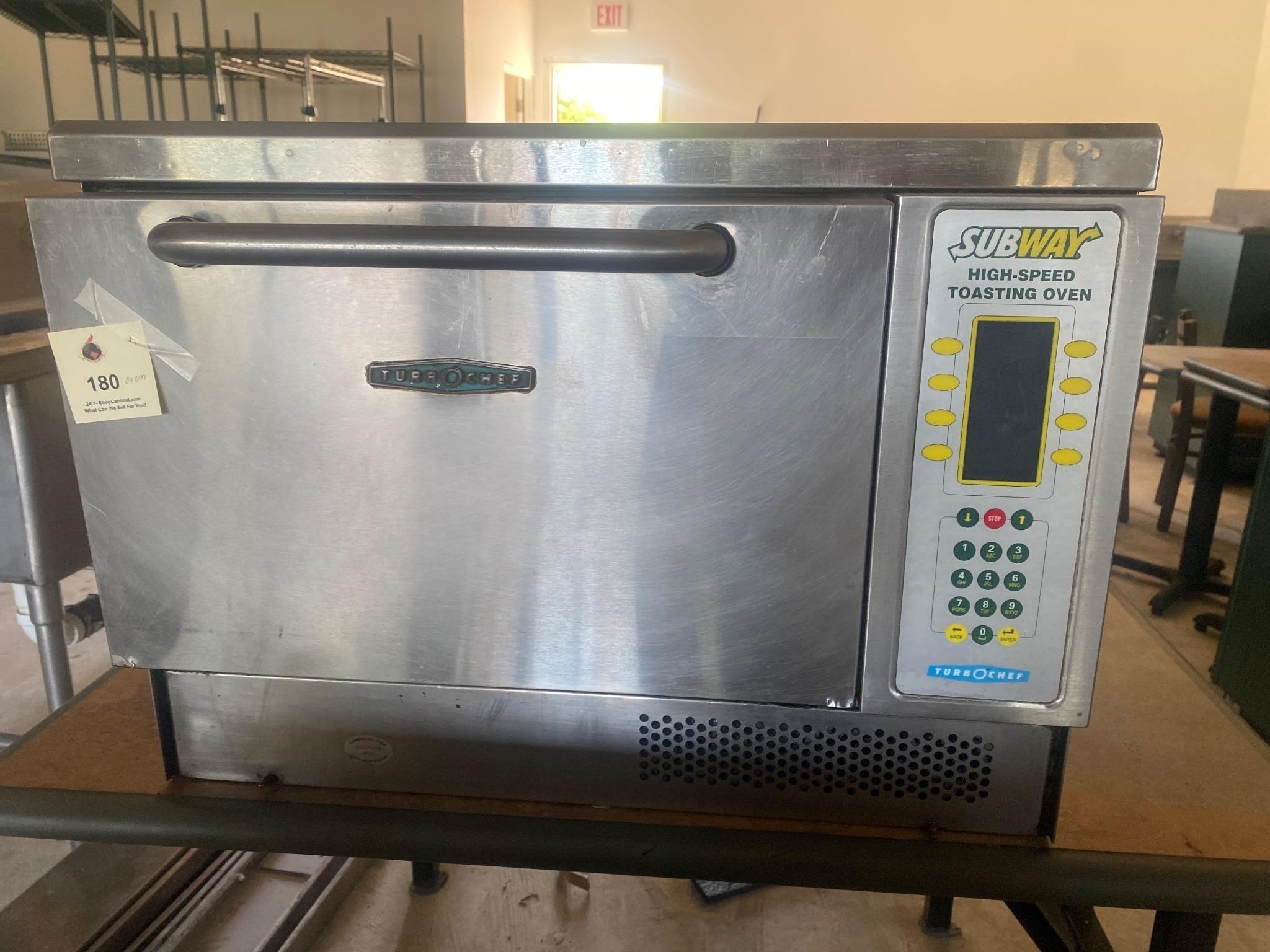 2004 Turbo chef, high-speed, toasting subway oven