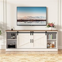 Farmhouse TV Stand for 70 75 Inch TV 67 Inch